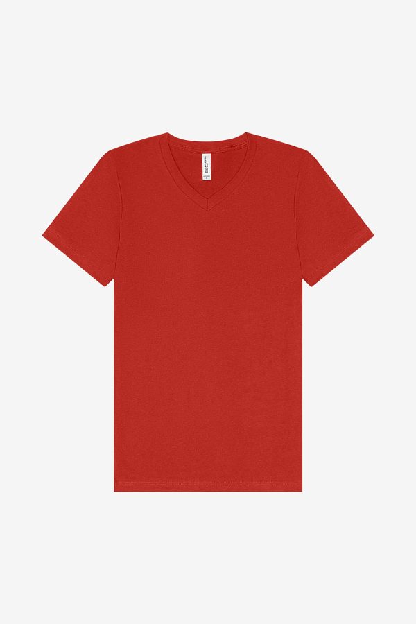 Unisex Jersey Short Sleeve V-Neck Tee - Bella+Canvas