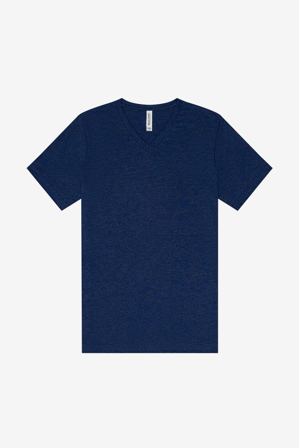 Unisex Triblend Short Sleeve V-Neck Tee - Bella+Canvas